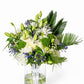 Grief-inspired white bouquet
