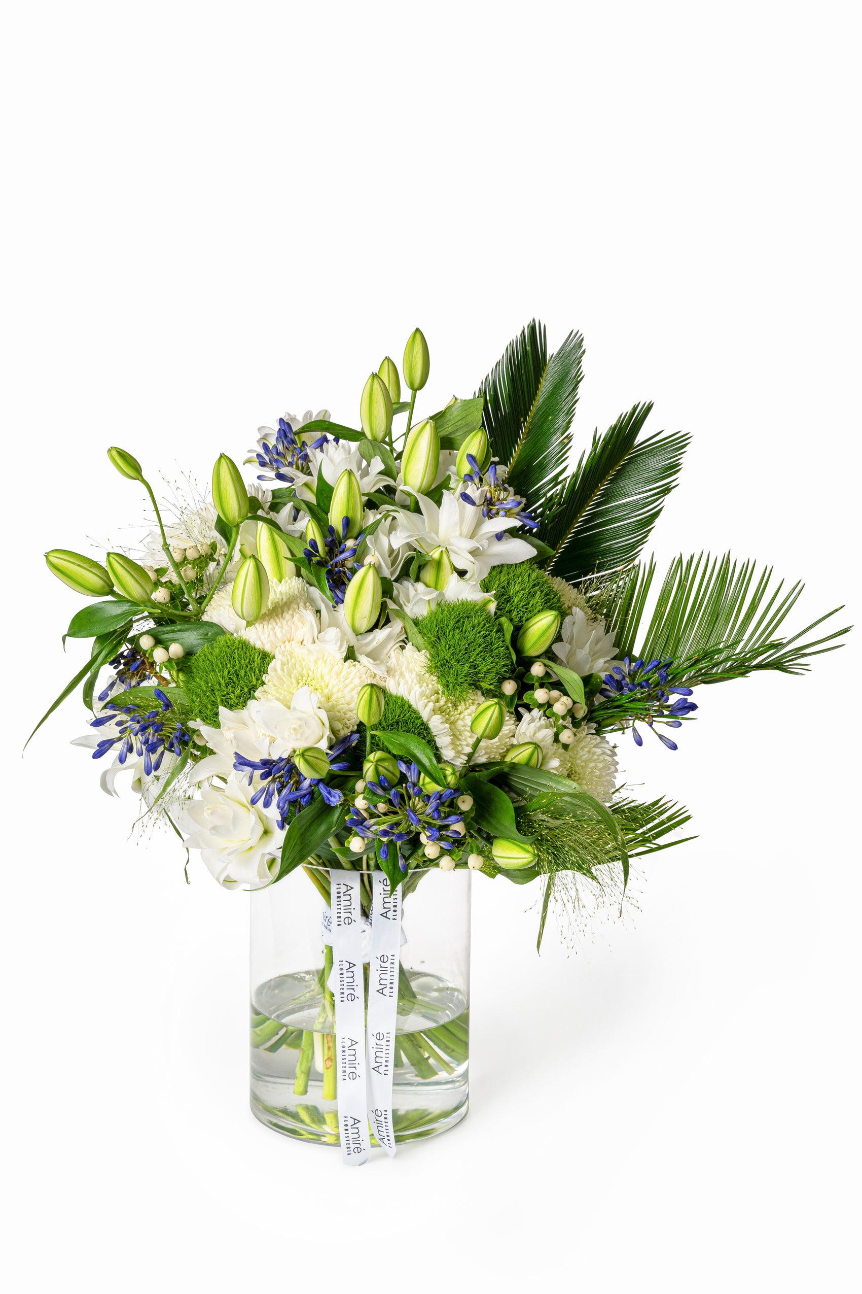 Grief-inspired white bouquet